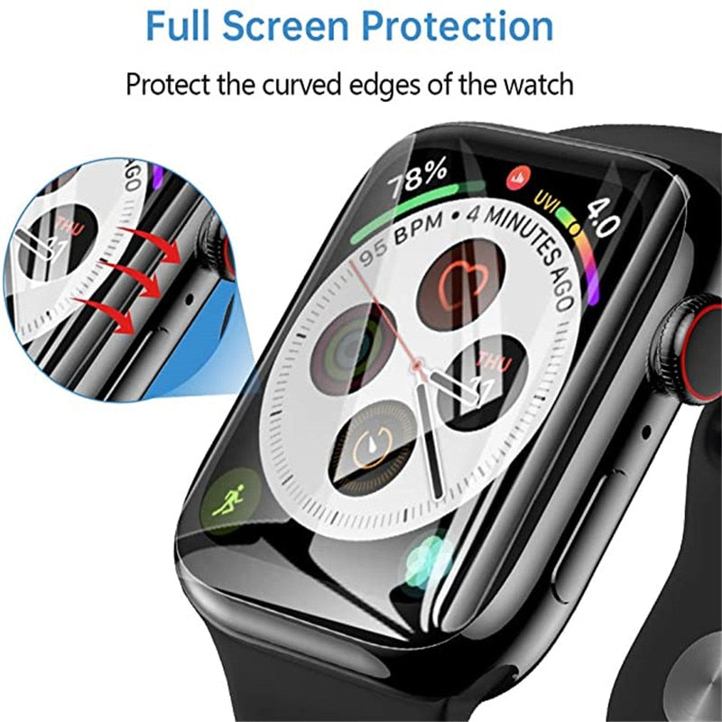 Protector de pantalla Full para Apple Watch 8 7 6 SE 5 4 45MM 41MM 40MM 44MM y 3 2 38MM 42MM